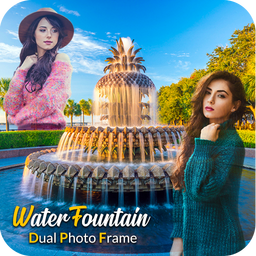 WaterFountain Dual Photo Frame