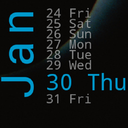 Monthly Calendar Widget