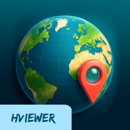 Earth map 3d - Hviewer