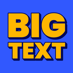 Big Font - Big Text Size