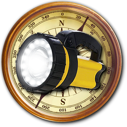 Flashlight Compass SOS