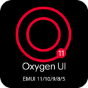 Oxygen UI 11 Dark EMUI Theme