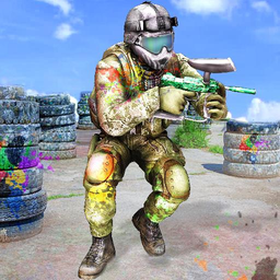 Paintball Arena Shooting: Shooter Survivor Battle
