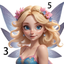 Fairytale Color by number game