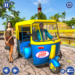 City Taxi Auto Rickshaw Game