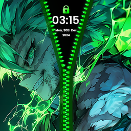 Zipper Lock Screen Wallpaper