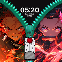 Zipper Lock Screen Wallpaper