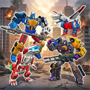 Superhero Robot Monster Battle