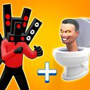 Toilet Monster Merge Battle