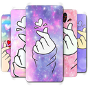Finger Heart Wallpaper