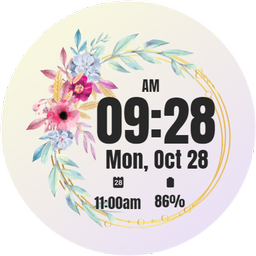 Elegant Bloom Watch Face