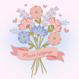 DIY Flower Language Wallpaper