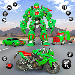 Flying Hawk Robot Car Games
