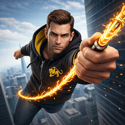 Flying Rope City Gangster Game