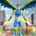 Flying Superhero War: Superhero Games 2020