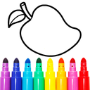 Fruits Coloring Pages - Game for Preschool Kids