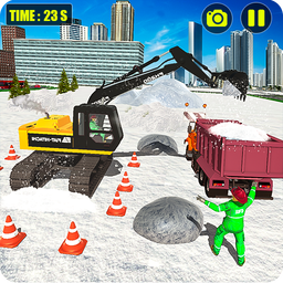 Mega Snow Excavator Machine Simulator 21