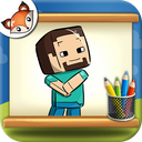 How to Draw Minecraft step by step Drawing App