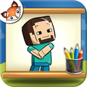 How to Draw Minecraft step by step Drawing App