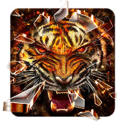 Fire Tiger Launcher Theme Live HD Wallpapers