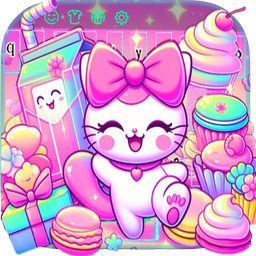 Kawaii Milk Keyboard–Fonts Art