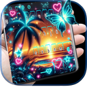 Sunset Beach Palm keyboard