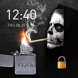 Cigarette Smoking Lock Screen