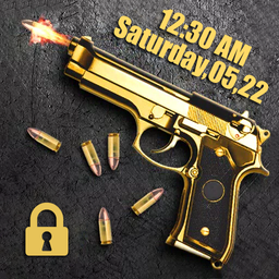 Gun Shooting Lock Screen