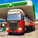 Oil Tanker Truck Driving