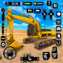 Heavy Sand Excavator 3D Sim
