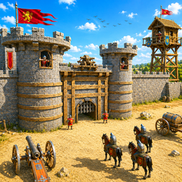 Castle Wall Defense: War Games