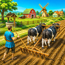 Farming Games: Tractor Game 3D