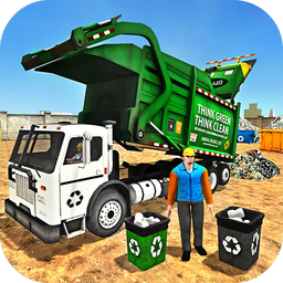 Trash Dump Truck Driver Game