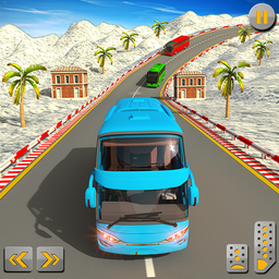 Highway Traffic Bus Racing: Bus Driving Free Games