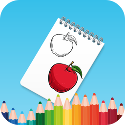 Fruits coloring Book