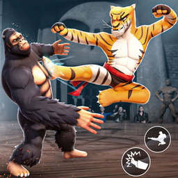 Kung Fu Animal Fighting Games: Wild Karate Fighter – کونگ فو حیوانات