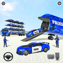 Police Car transporter Game 3D
