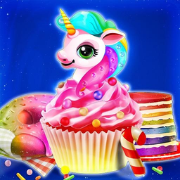 Unicorn Rainbow Bakery: Cook Cake, Donut & Cupcake