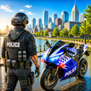 US Police Motor Bike Chase