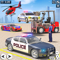Police Truck Transporter Games