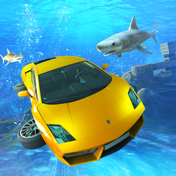 Underwater Stunts Car Flying Race