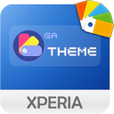 GALAXY XPERIA Theme | JUST BLUE 🎨Design For SONY