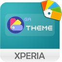 GALAXY XPERIA Theme | JUST CYAN 🎨Design For SONY