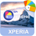 XPERIA ON™| Mountain Silver Theme🎨Design For SONY