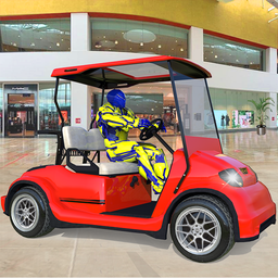 Shopping Mall Taxi Car Driving