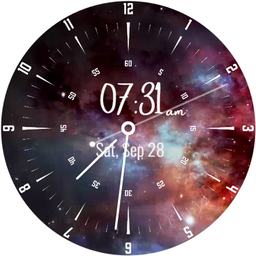 Galaxy Animated Watch Face