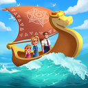 Home Island Pin: Family Puzzle