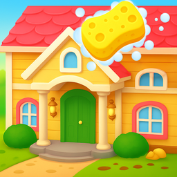 HappyHome Cleanup game