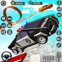 Police 3D Cars On Mega Ramps