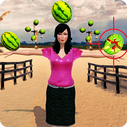 Expert Watermelon Target Shooting Challenge